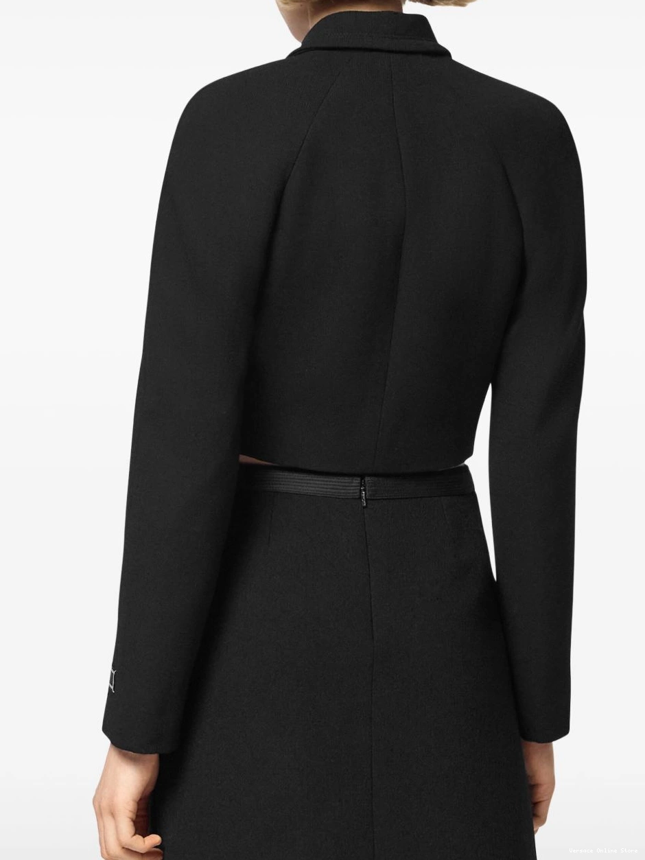 Affordable Head-buttons jacket Versace Women cropped Medusa 0813